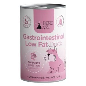 PAKA ZWIERZAKA Pepe Vet Gastrointestinal Low fat Duck - drėgnas ėdalas šunims - 400g