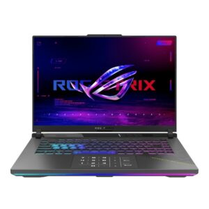 ASUS ROG Strix G614PR-R9161 Ryzen 9 8940HX 16,0 colių FHD+ 165 Hz IPS lygio 300 nitų AG 16 GB DDR5-5200 SSD 1 TB GeForce RTX 5070 Ti 12 GB WLAN+BT LAN kamera 1080p 90 WHrs NoOS Eclipse Grey