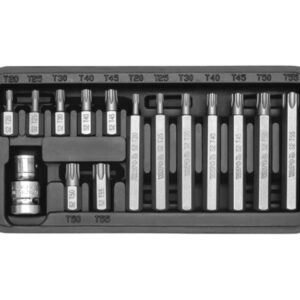 YATO TORX antgalių rinkinys 15 vnt. 0411