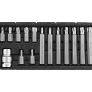 YATO TORX ANTGALIŲ RINKINYS 15 vnt. 0417 SU SKYLE