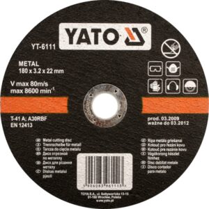 YATO PJOVIMO DISKAS METALUI 125*1,2*22     5923