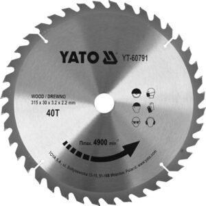 YATO DISKINIS PJŪKLO DISKAS SU KARBIDO DANTIMIS 315*40*30     60791