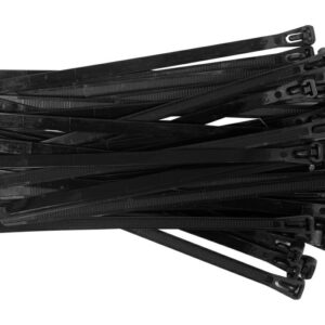 YATO PLASTIKINIS DIRŽELIS JUODAS 7,6*200 /50vnt