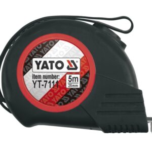 YATO MATAVIMO JUOSTA GUMINĖ /SU MAGNETU 5m 7111