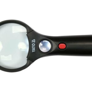 YATO DIDINAMASIS STIKLAS SU DVIEM LĘŠIAIS 3X / 45X IR LED APŠVIETIMU