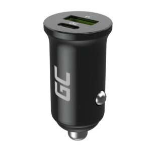 „Green Cell“ automobilinis įkroviklis GC PowerRide Nano38 38W 6A 1x USB-C 1x USB-A - Image 3