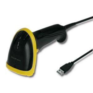 Qoltec 50867 Lazerinis skaitytuvas 1D | 2D | USB | Juoda - Image 3