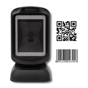 Qoltec 50864 Stacionarus 1D ir 2D kodų skaitytuvas | USB - Image 3