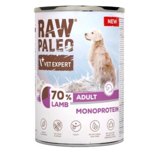 VETEXPERT Raw Paleo Ėriena - drėgnas ėdalas šunims - 400g