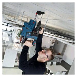 Akumuliatorinis perforatorius BOSCH GBH 18V-26 F LB Solo su priedais - Image 3