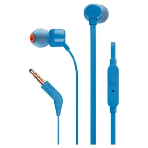 Ausinės JBL TUNE T110 Pure Bass Sound mėlynos