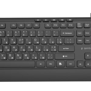 KEYBOARD MULTIMEDIA USB CYRILL/BLACK KB-MCH-05-CYRL GEMBIRD