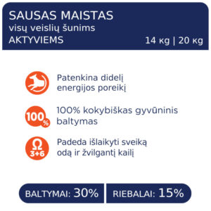 Club 4 Paws Premium Aktyvas suaugusiems šunims 14kg - Image 3