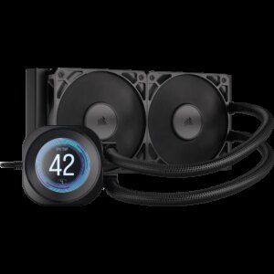 CORSAIR NAUTILUS 240 RS LCD AIO Aušintuvas | Black