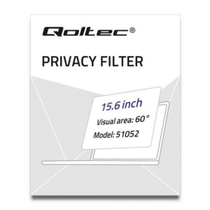 „Qoltec„ 51052 Privatumo filtras RODO 15,6“ | 16:9 - Image 2
