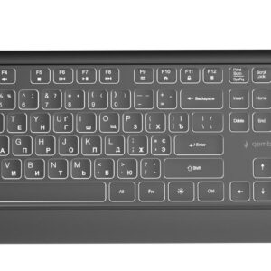 KEYBOARD MULTIMEDIA USB CYRILL/BLACK KB-UML-04-CYRL GEMBIRD