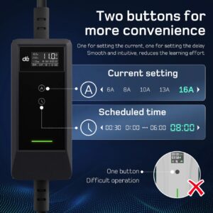 dé 11kW Portable Charger with 7m cable (APP VERSION) - Image 3
