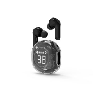 Belaidės ausinės/BLACK TWST-01-BK GEMBIRD