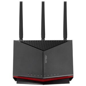 Wireless Router|ASUS|6800 Mbps|Mesh|Wi-Fi 5|Wi-Fi 6|Wi-Fi 6e|Wi-Fi 7|IEEE 802.11a|IEEE 802.11b|IEEE 802.11g|IEEE 802.11n|IEEE 802.11ac|IEEE 802.11ax|USB 2.0|3x2.5GbE|LAN  WAN ports 2|Number of antennas 4|RT-BE86U