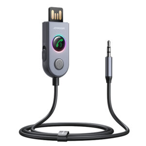Joyroom JR-CB6 wireless car receiver pilkos spalvos