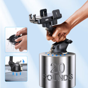 Joyroom JR-ZS219 Automobilinis laikikliss SET su Qi Inductive Charger juodos spalvos - Image 6