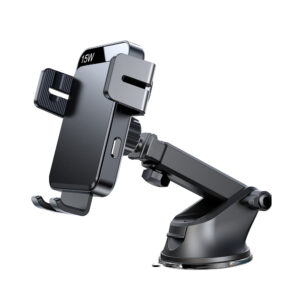 Joyroom JR-ZS219 Automobilinis laikikliss SET su Qi Inductive Charger juodos spalvos - Image 10