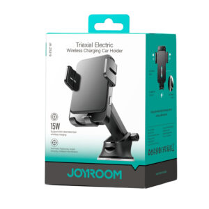 Joyroom JR-ZS219 Automobilinis laikikliss SET su Qi Inductive Charger juodos spalvos - Image 9