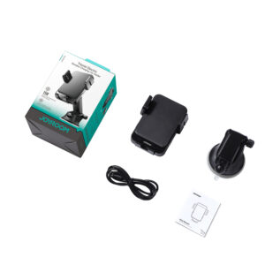 Joyroom JR-ZS219 Automobilinis laikikliss SET su Qi Inductive Charger juodos spalvos - Image 8