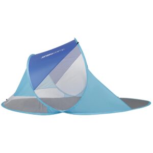 PAPLŪDIMIO PALAPINĖ-UŽTVANKA AUTOMATIŠKAI IŠSILEIDŽIANTI 190X120X90/70CM MĖLYNA POP-UP 1047072 - Image 2