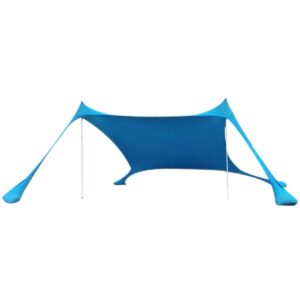 TURISTINIS PAPLŪDIMIO PAVĖSINĖ NUO SAULĖS SU SMĖLIO SVARMENIMIS LYCRA 2.1X2X1.5M 1050089