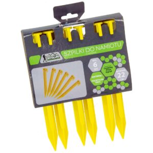 PALAPINĖS KUOLAI 22CM RINKINYS 6VNT PLASTIKINIAI ENERO CAMP 1032863 - Image 3
