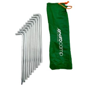 PALAPINĖS KUOLIUKAI PRO 8MM 20CM RINKINYS 10VNT METALINIAI 1049441