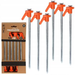 PALAPINĖS KUOLAI 21CM RINKINYS 6VNT METALAS PLASTIKAS REDCLIFFS 872874