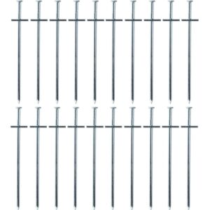 PALAPINĖS KUOLAI 23CM RINKINYS 20VNT METALINIAI LAGAMINE REDCLIFFS 929660 - Image 2
