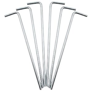 PALAPINĖS KUOLIUKAI 18CM RINKINYS 6 VNT. METALINIAI ENERO CAMP 1077963 - Image 6