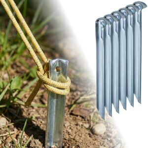 PALAPINĖS KUOLAI 18,5CM RINKINYS 6VNT. METALINIAI ENERO CAMP 1077970