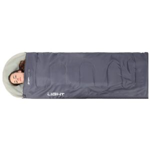 TURISTINIS MIEGMAIŠIS LIGHT 200X70CM PILKAS ENERO CAMP 1024905 - Image 2