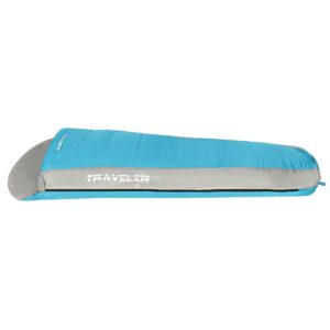 TURISTINIS MIEGMAIŠIS TRAVELER 210X80/50CM MĖLYNAS-PILKAS ENERO CAMP 1054346 - Image 7