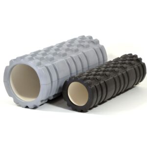 MASAŽO VOLAS DUO PILKAS 33/14 IR JUODAS 30/9,5 cm ENERO FIT 1027586
