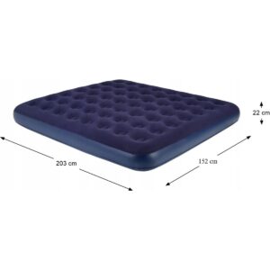 FLOKUOTAS ČIUŽINYS DVIVIETIS QUEEN 203x152x22CM 20256-1 203108 - Image 9