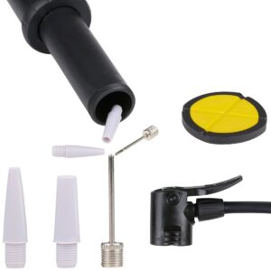 MINI KOJINĖ DVIRAČIO POMPA SU MANOMETRU 180 PSI 2 ADAPTERIAI ADATA DUNLOP 480862 - Image 4
