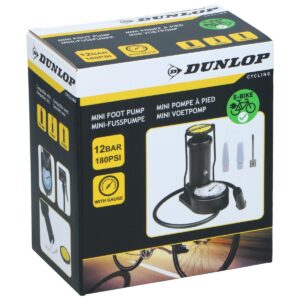 MINI KOJINĖ DVIRAČIO POMPA SU MANOMETRU 180 PSI 2 ADAPTERIAI ADATA DUNLOP 480862 - Image 5