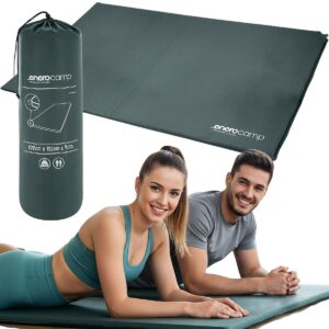 SAVAIME PRISIPUČIANTIS KILIMĖLIS 192X132X3CM ŽALIAS ENERO CAMP 1077956