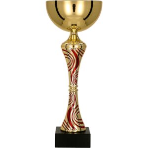Metalinė taurė aukso-raudonos spalvos 8364G