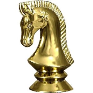 Plastikinė šachmatų figūrėlė – žirgo galva – F2260/G  F164/G F164/G - Image 2