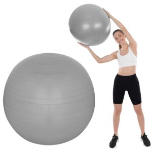 GIMNASTIKOS KAMUOLYS FITNESO PRATIMAMS 65CM ANTIBURST PILKAS 7077011