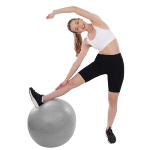 GIMNASTIKOS KAMUOLYS FITNESO PRATIMAMS 65CM ANTIBURST PILKAS 7077011 - Image 6