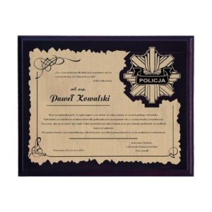 Plastikinis diplomas su graviruotu laminatu HG156/G - Image 2