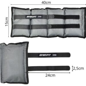 SVARČIAI ANT RIEŠŲ PILKI 4KG (2x2KG) ENERO FIT 1015019 - Image 6