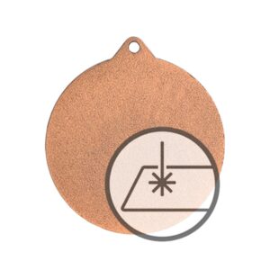Medalis su graviravimu ant laminato ME0340/B-LAS